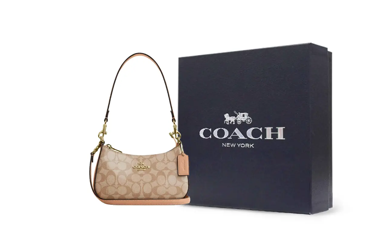 Coach Портативная сумка через плечо из канваса с покрытием Teri, мини-сумка на плечо для женщин, бежево-коричневая
Coach Портативная сумка через плечо из канваса с покрытием Teri, мини-сумка на плечо для женщин, бежево-коричневая