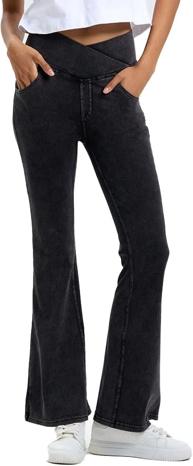 Женские джинсы Lu's Chic для йоги с высокой талией и эластичным поясом
Женские джинсы Lu's Chic для йоги с высокой талией и эластичным поясом