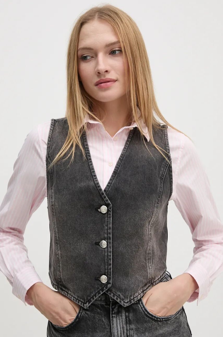 Джинсовый жилет Sisley, серый
Джинсовый жилет Sisley, серый