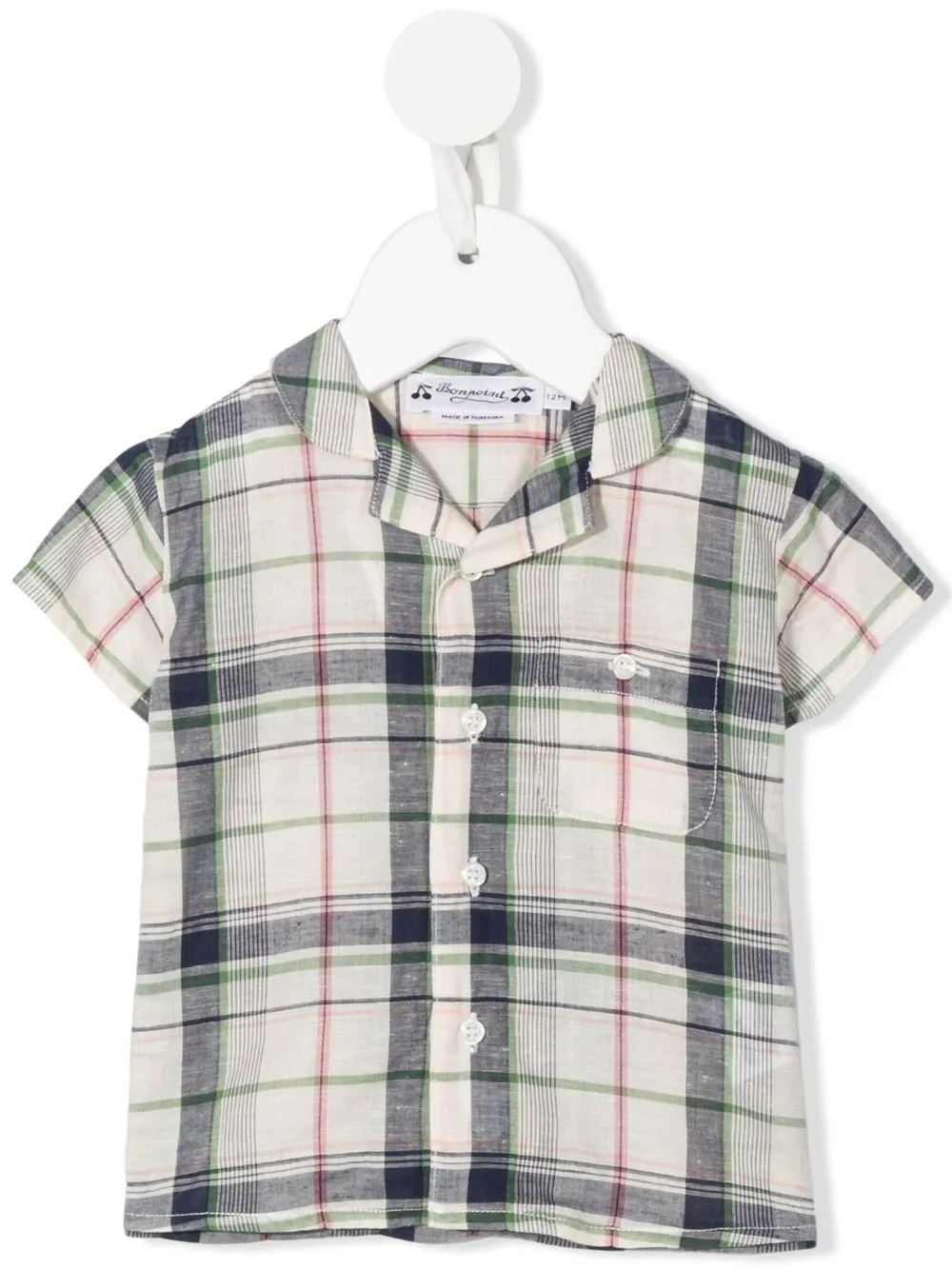 Клетчатая рубашка на пуговицах Bonpoint, нейтральный
Клетчатая рубашка на пуговицах Bonpoint, нейтральный