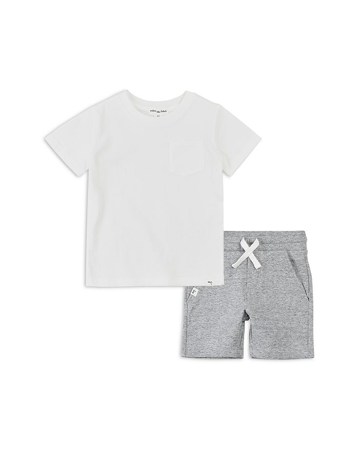 Комплект футболки и шорт Miles Basics для мальчиков - маленькие дети Miles The Label, серый
Комплект футболки и шорт Miles Basics для мальчиков - маленькие дети Miles The Label, серый