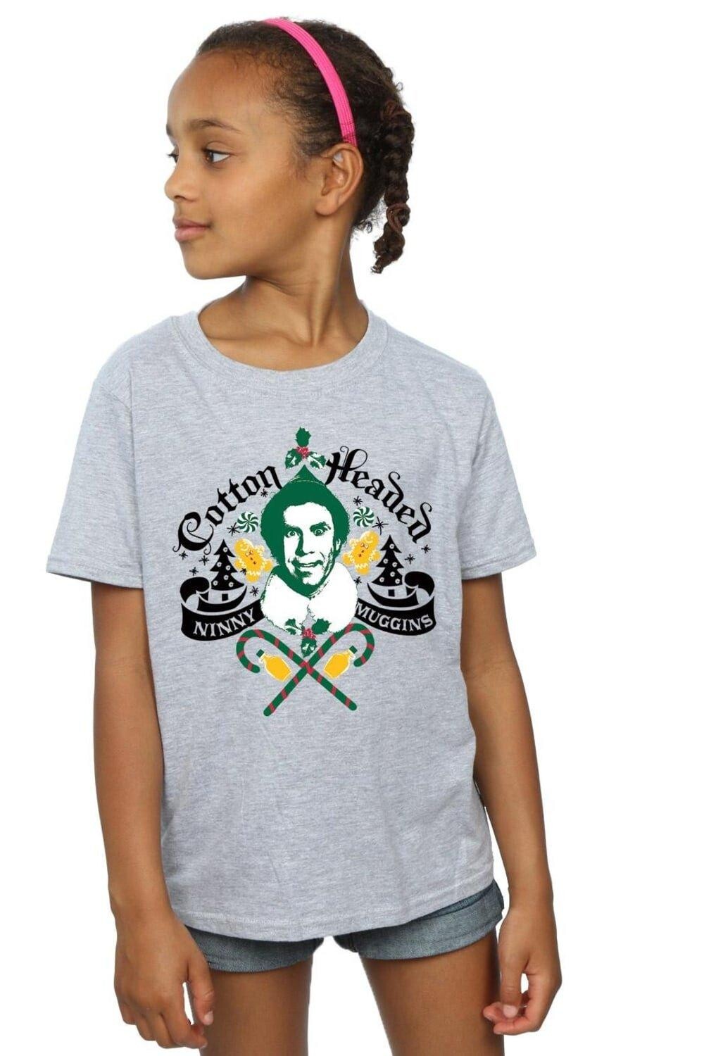 Хлопковая футболка Ninny Muggins с хлопковой головой Elf, серый
Хлопковая футболка Ninny Muggins с хлопковой головой Elf, серый