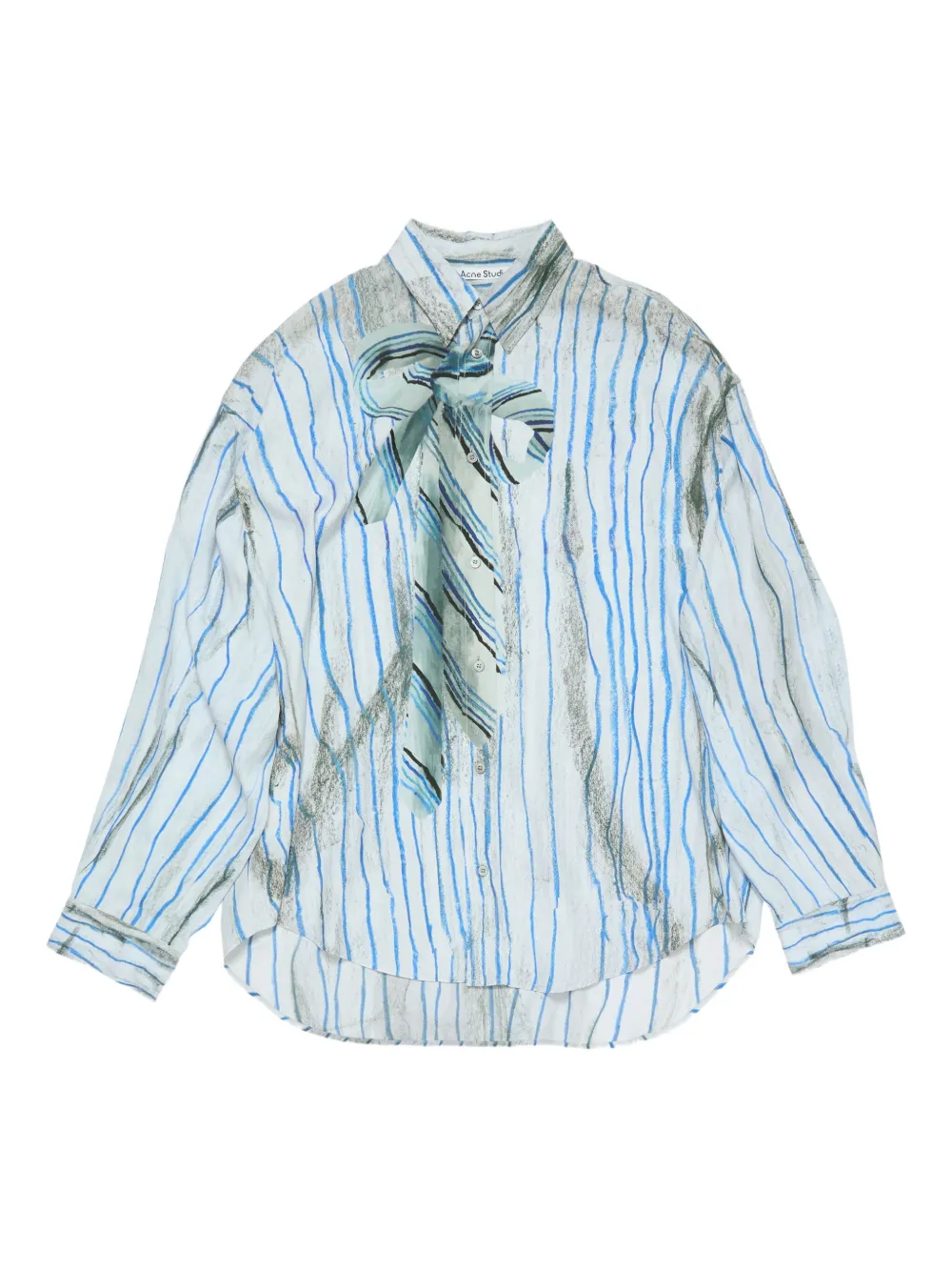 Рубашка в полоску Acne Studios, синий
Рубашка в полоску Acne Studios, синий