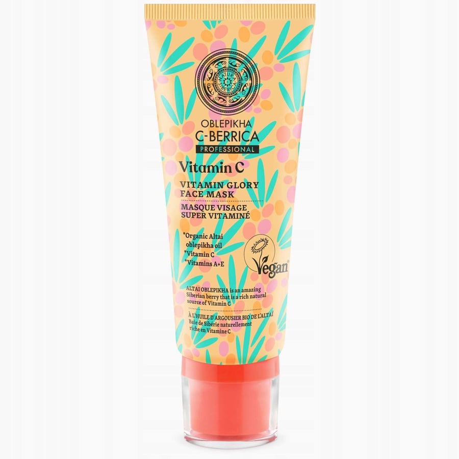 ОБЛЕПИХА С-БЕРРИКА. Веганская маска для лица с витамином С и органическим гидролатом алтайской облепихи 100 мл Natura Siberica
ОБЛЕПИХА С-БЕРРИКА. Веганская маска для лица с витамином С и органическим гидролатом алтайской облепихи 100 мл Natura Siberica