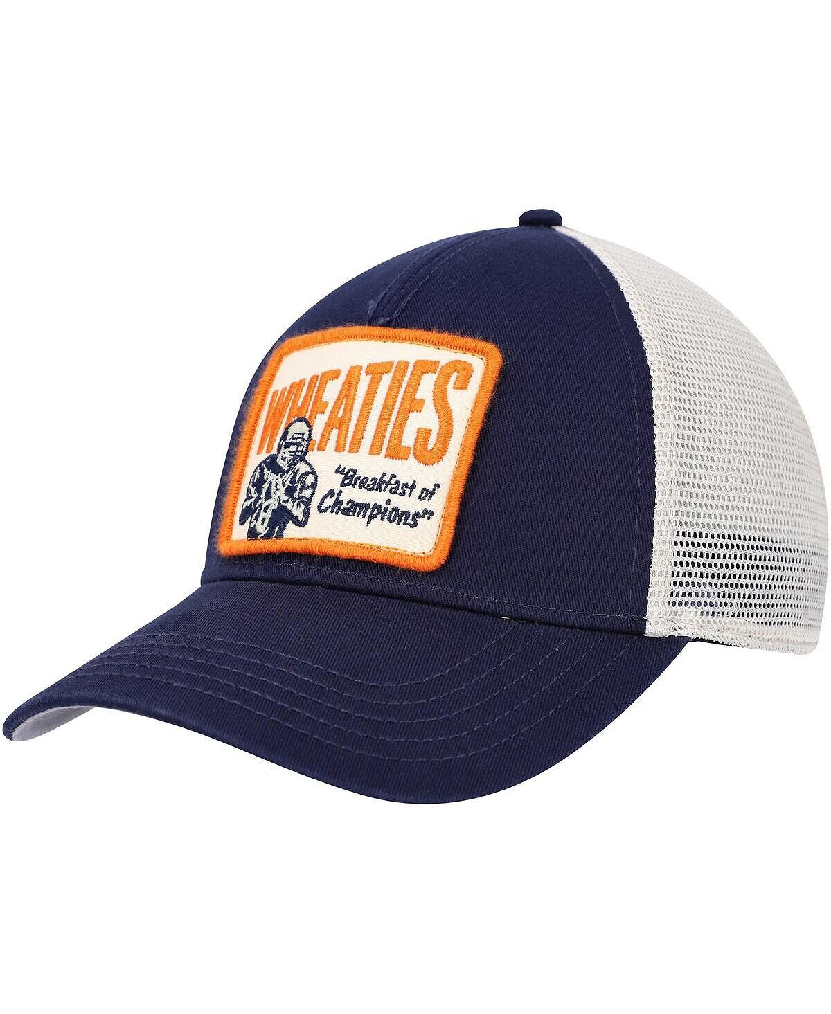 Мужская темно-синяя кремовая шляпа Wheaties Valin Trucker Snapback American Needle
Мужская темно-синяя кремовая шляпа Wheaties Valin Trucker Snapback American Needle