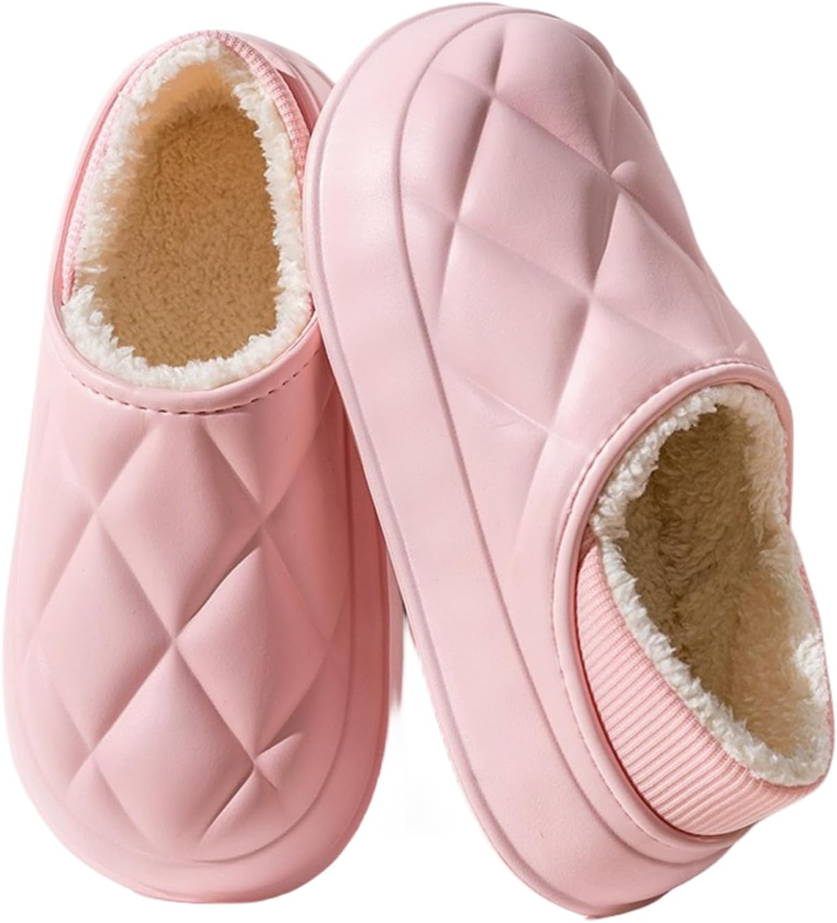 Водонепроницаемые кожаные теплые тапочки - противоскользящие удобные мягкие тапочки для женщин и мужчин для дома и улицы Frztour, розовый
Водонепроницаемые кожаные теплые тапочки - противоскользящие удобные мягкие тапочки для женщин и мужчин для дома и улицы Frztour, розовый