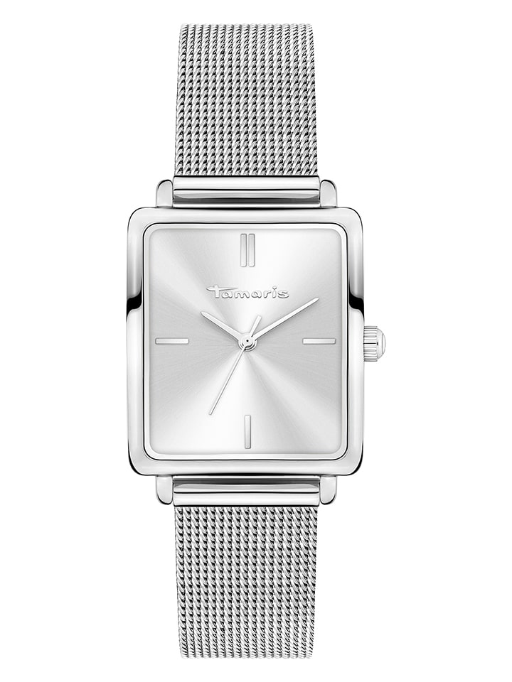 Tamaris Кварцевые часы серебристо-белого цвета
Tamaris Кварцевые часы серебристо-белого цвета