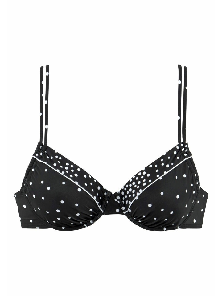 Верх бикини LASCANA, цвет schwarz/weiß 
Верх бикини LASCANA, цвет schwarz/weiß