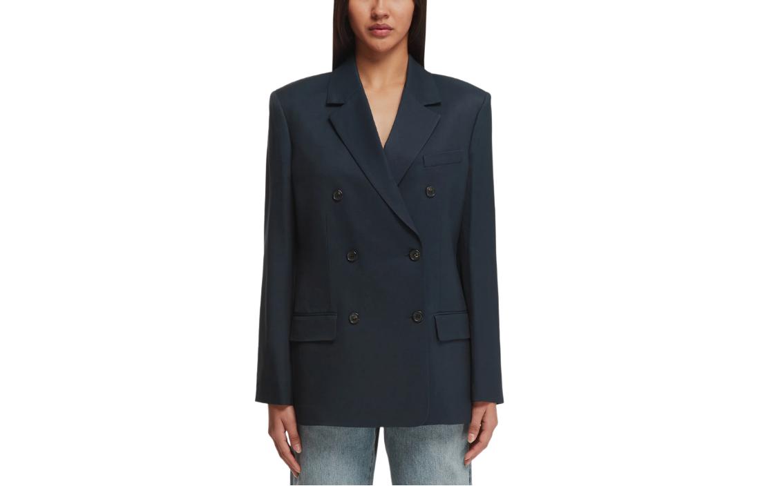 THEORY Двубортный пиджак с прямым подолом, Blue
THEORY Двубортный пиджак с прямым подолом, Blue