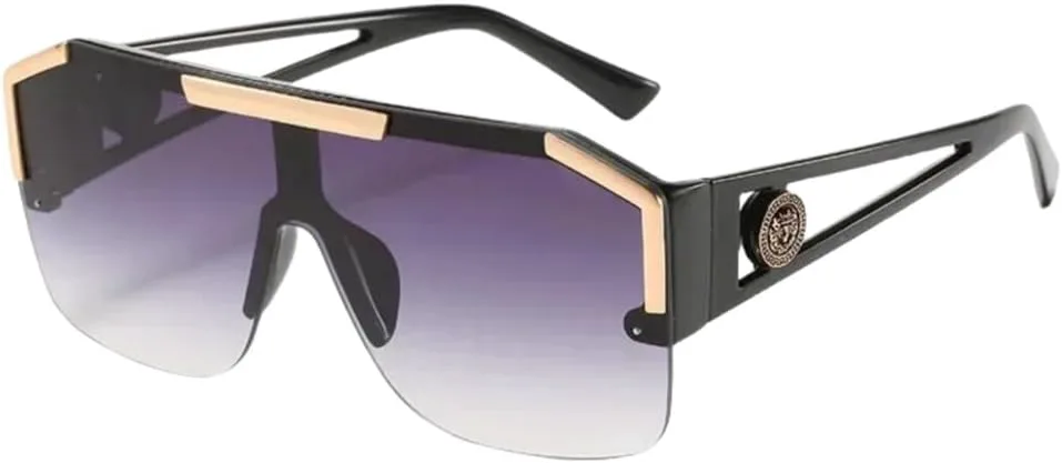 Большие квадратные солнцезащитные очки для женщин в стиле ретро, голубые солнцезащитные очки большого размера, черные, защита от ультрафиолета UV400 UJNHGQ, Gray
Большие квадратные солнцезащитные очки для женщин в стиле ретро, голубые солнцезащитные очки большого размера, черные, защита от ультрафиолета UV400 UJNHGQ, Gray