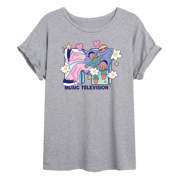 Детская оверсайз футболка MTV с ярким цветочным принтом Licensed Character, серый
Детская оверсайз футболка MTV с ярким цветочным принтом Licensed Character, серый