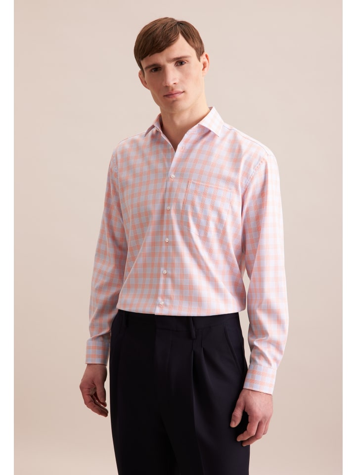 Рубашка Seidensticker, оранжевый
Рубашка Seidensticker, оранжевый