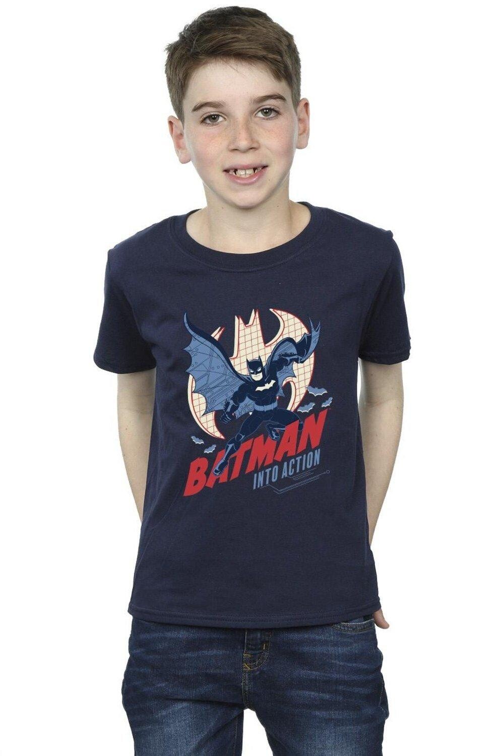 Футболка «Бэтмен в действии» DC Comics, темно-синий
Футболка «Бэтмен в действии» DC Comics, темно-синий