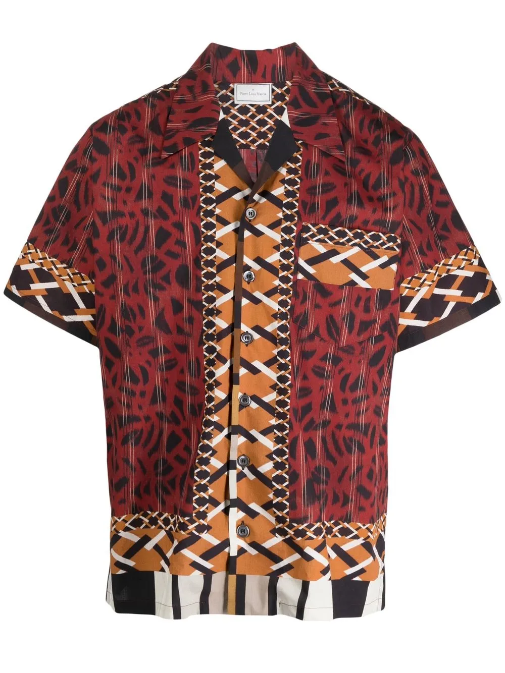 Рубашка с короткими рукавами и вставками Pierre-Louis Mascia, красный
Рубашка с короткими рукавами и вставками Pierre-Louis Mascia, красный