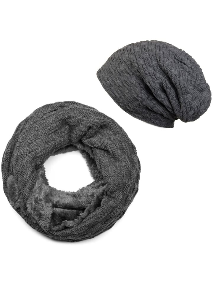 Шарф styleBREAKER, темно-серый
Шарф styleBREAKER, темно-серый