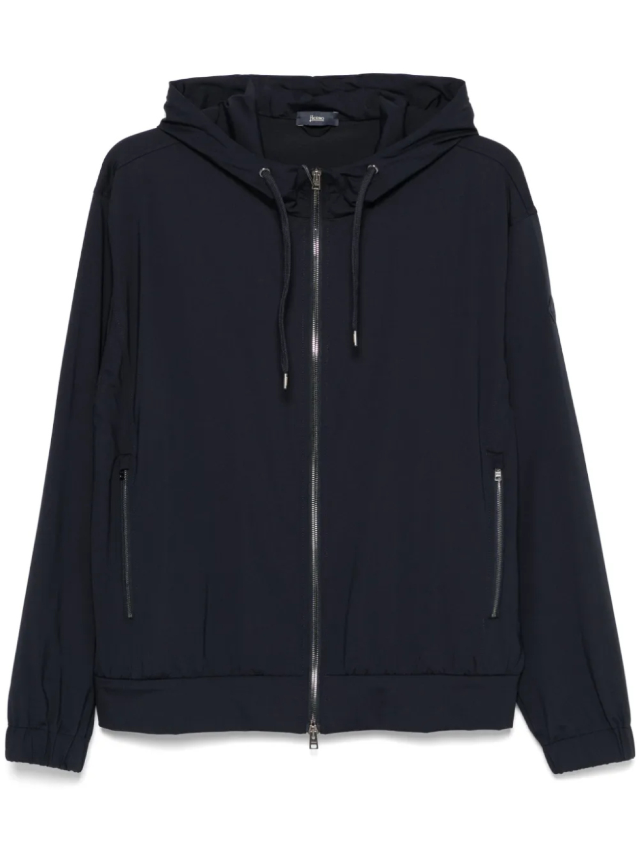 Herno худи с нашивкой-логотипом, синий
Herno худи с нашивкой-логотипом, синий