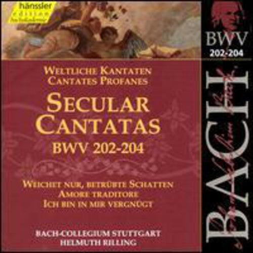 CD диск Bach / Rilling / Bach Ensemble: Secular Cantatas BWV 202-204
CD диск Bach / Rilling / Bach Ensemble: Secular Cantatas BWV 202-204