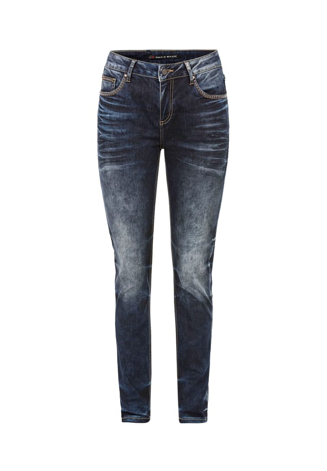 Джинсы с заклепками в рок-стиле Cipo & Baxx, синий
Джинсы с заклепками в рок-стиле Cipo & Baxx, синий