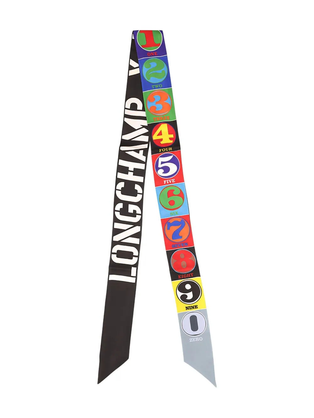 Шарф с цифровым принтом Longchamp, черный
Шарф с цифровым принтом Longchamp, черный