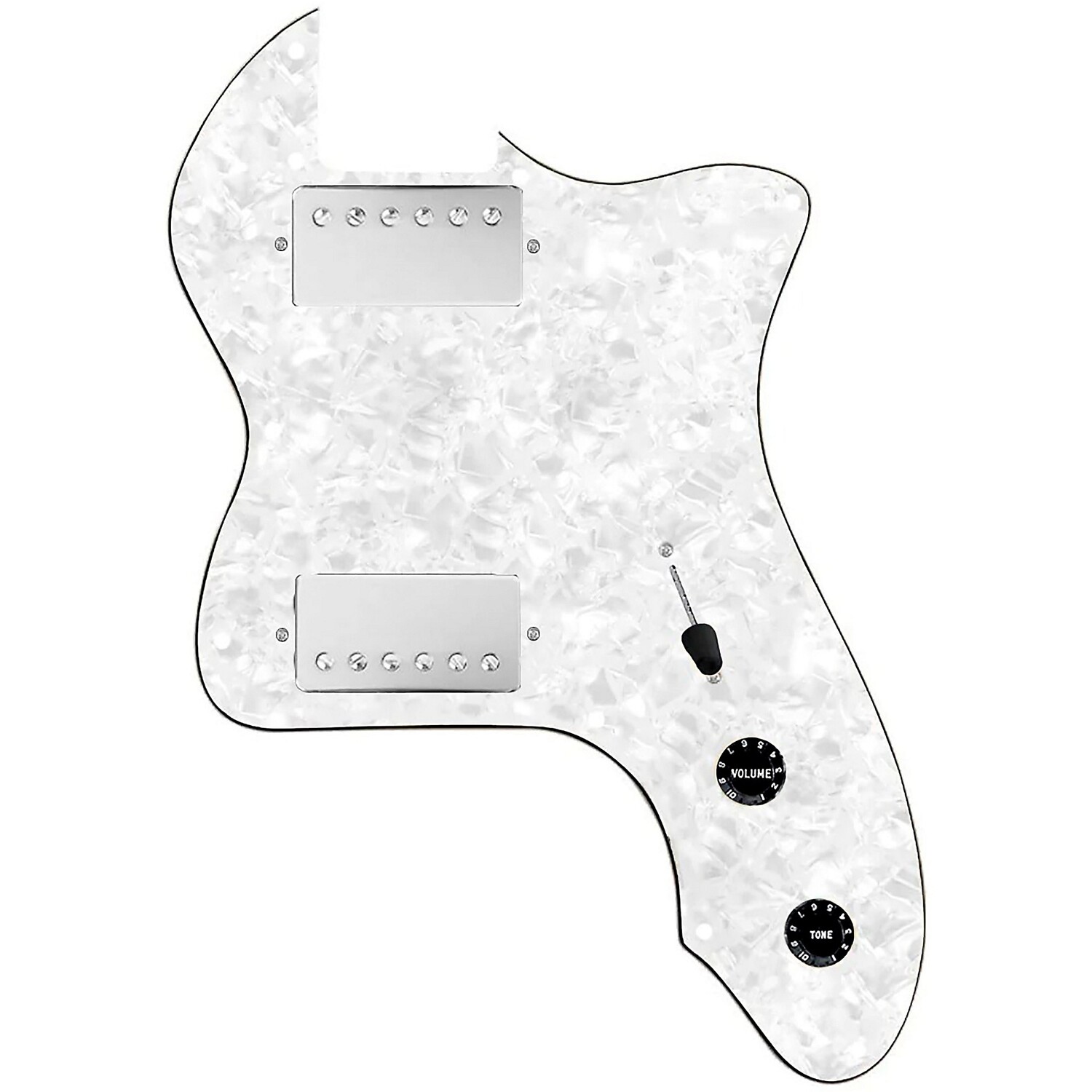 920d Custom 72 Thinline Tele Loaded Pickguard с никелевыми хамбакерами Smoothie и черными ручками White Pearl
920d Custom 72 Thinline Tele Loaded Pickguard с никелевыми хамбакерами Smoothie и черными ручками White Pearl