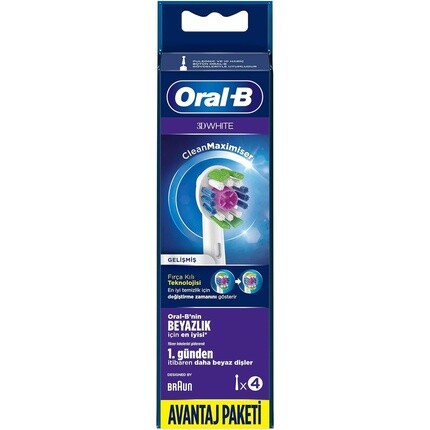 Сменные насадки 3D White - упаковка из 4 шт Oral-B
Сменные насадки 3D White - упаковка из 4 шт Oral-B