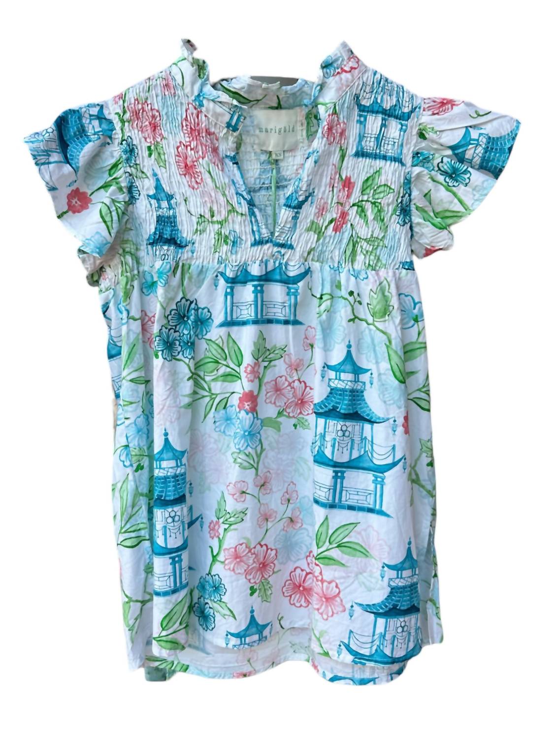 Блузка Layla в изумрудном цвете "Пагода" VICTORIA DUNN, emerald pagoda
Блузка Layla в изумрудном цвете "Пагода" VICTORIA DUNN, emerald pagoda