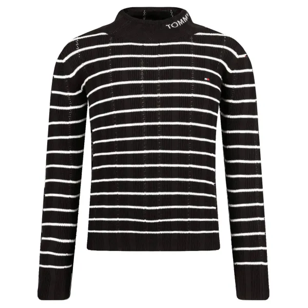 Облегающий свитер Tommy Hilfiger, черный
Облегающий свитер Tommy Hilfiger, черный