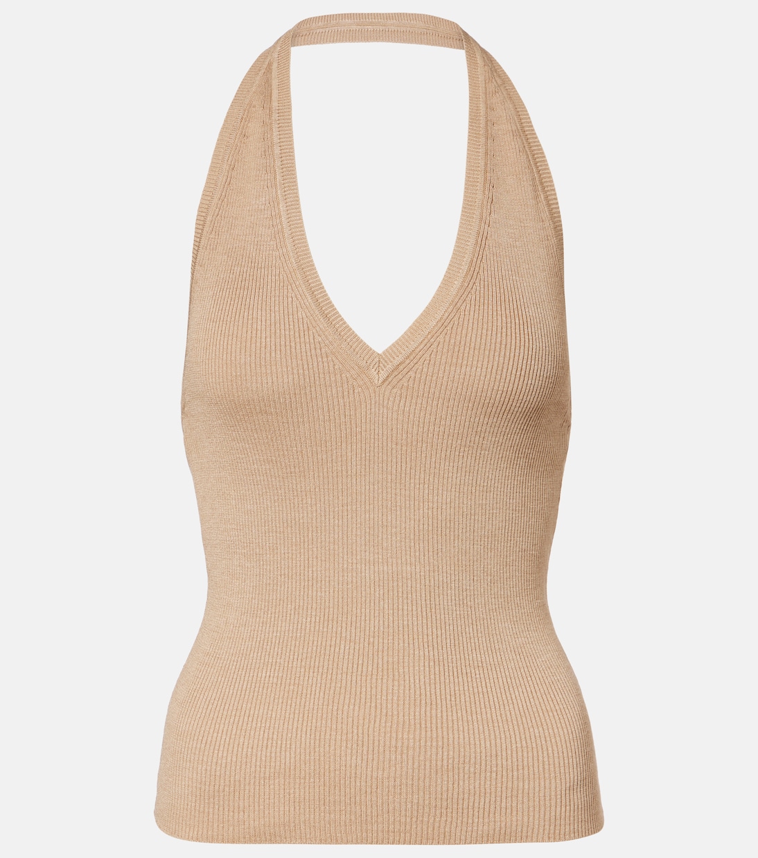 Шелковый топ Ivey с халтернеем Nili Lotan, кэмел
Шелковый топ Ivey с халтернеем Nili Lotan, кэмел