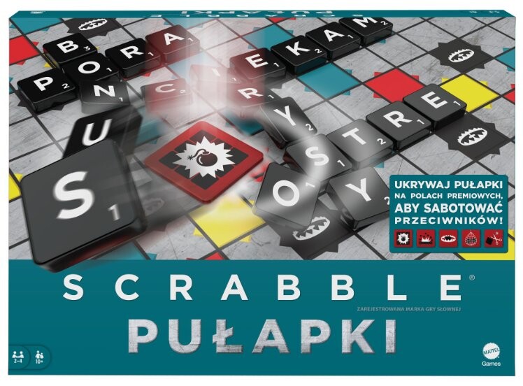 Словесная игра Scrabble Traps Mattel
Словесная игра Scrabble Traps Mattel