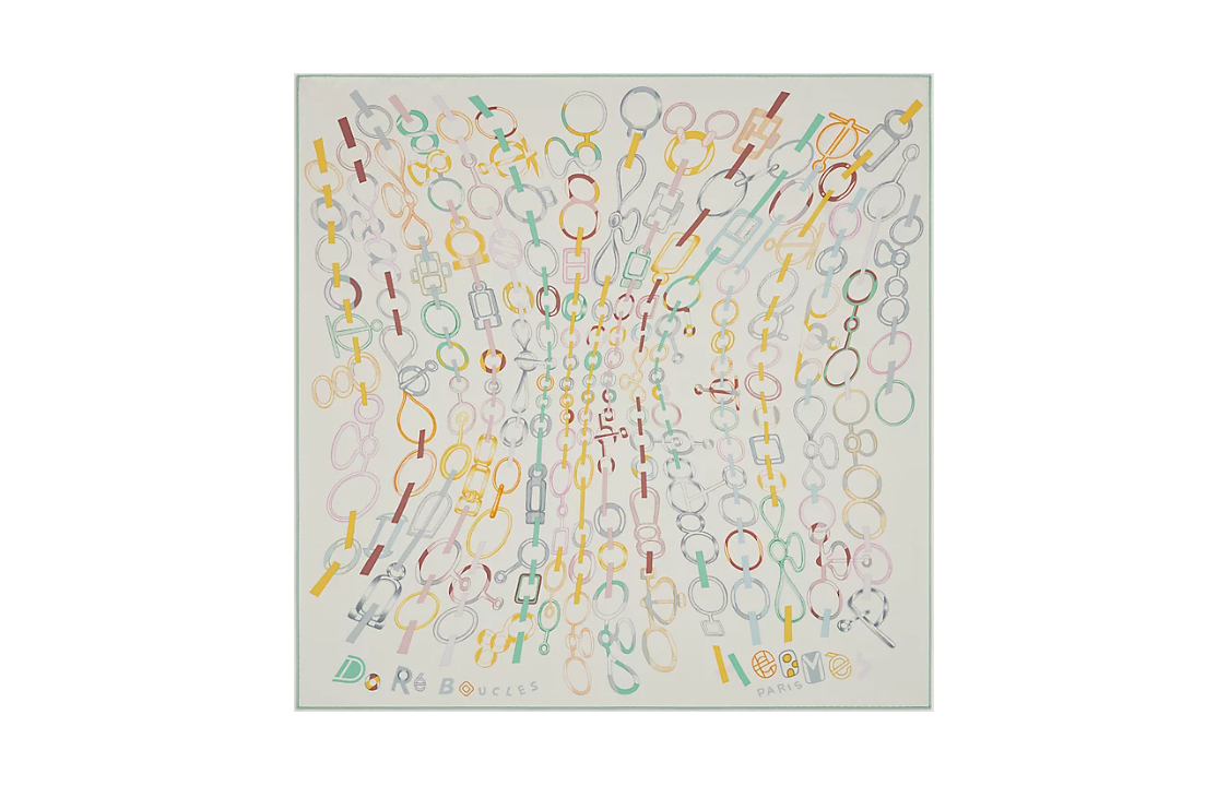 Шелковый шарф Beige HERMES
Шелковый шарф Beige HERMES