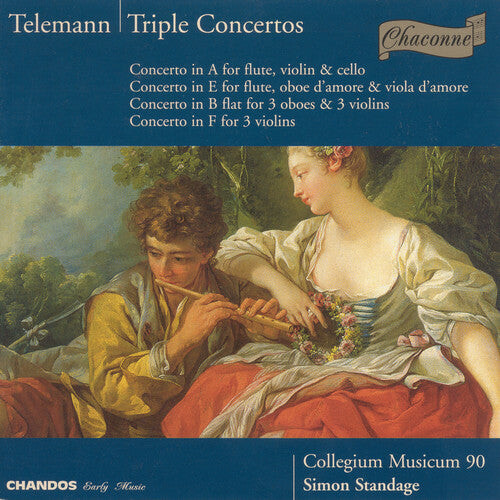 CD диск Telemann / Standage: Triple Concertos
CD диск Telemann / Standage: Triple Concertos