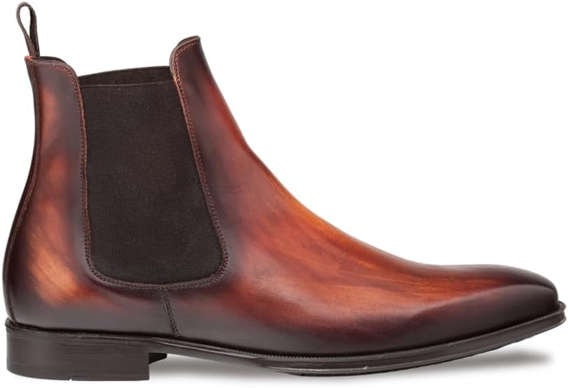 Мужские ботинки Mezlan Cervantes Chelsea - ручная окраска телячьей кожи, резиновая подошва, стелька с эффектом памяти - ручная работа в Испании, Cognac Rust
Мужские ботинки Mezlan Cervantes Chelsea - ручная окраска телячьей кожи, резиновая подошва, стелька с эффектом памяти - ручная работа в Испании, Cognac Rust