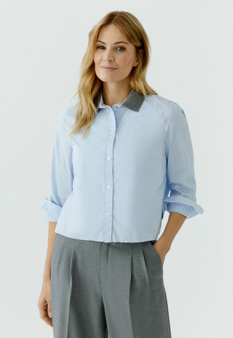 Блуза Oui Button-down blouse, Light Blue White/Light Blue
Блуза Oui Button-down blouse, Light Blue White/Light Blue