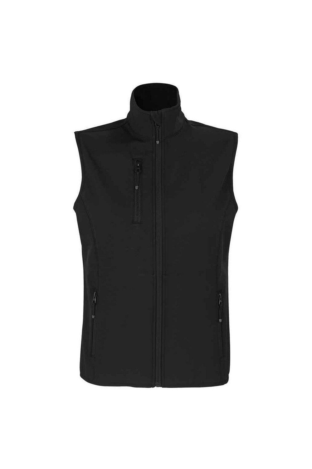 Утеплитель для тела Falcon Softshell из переработанного сырья SOL'S, черный