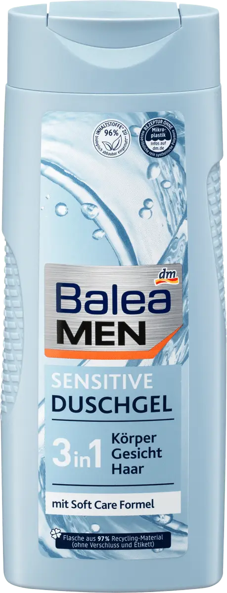 Гель для душа Сенситив 300мл Balea
Гель для душа Сенситив 300мл Balea