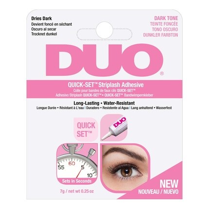 Водостойкий клей для ресниц Dark Tone DUO, 7 г, 0,25 унции
Водостойкий клей для ресниц Dark Tone DUO, 7 г, 0,25 унции