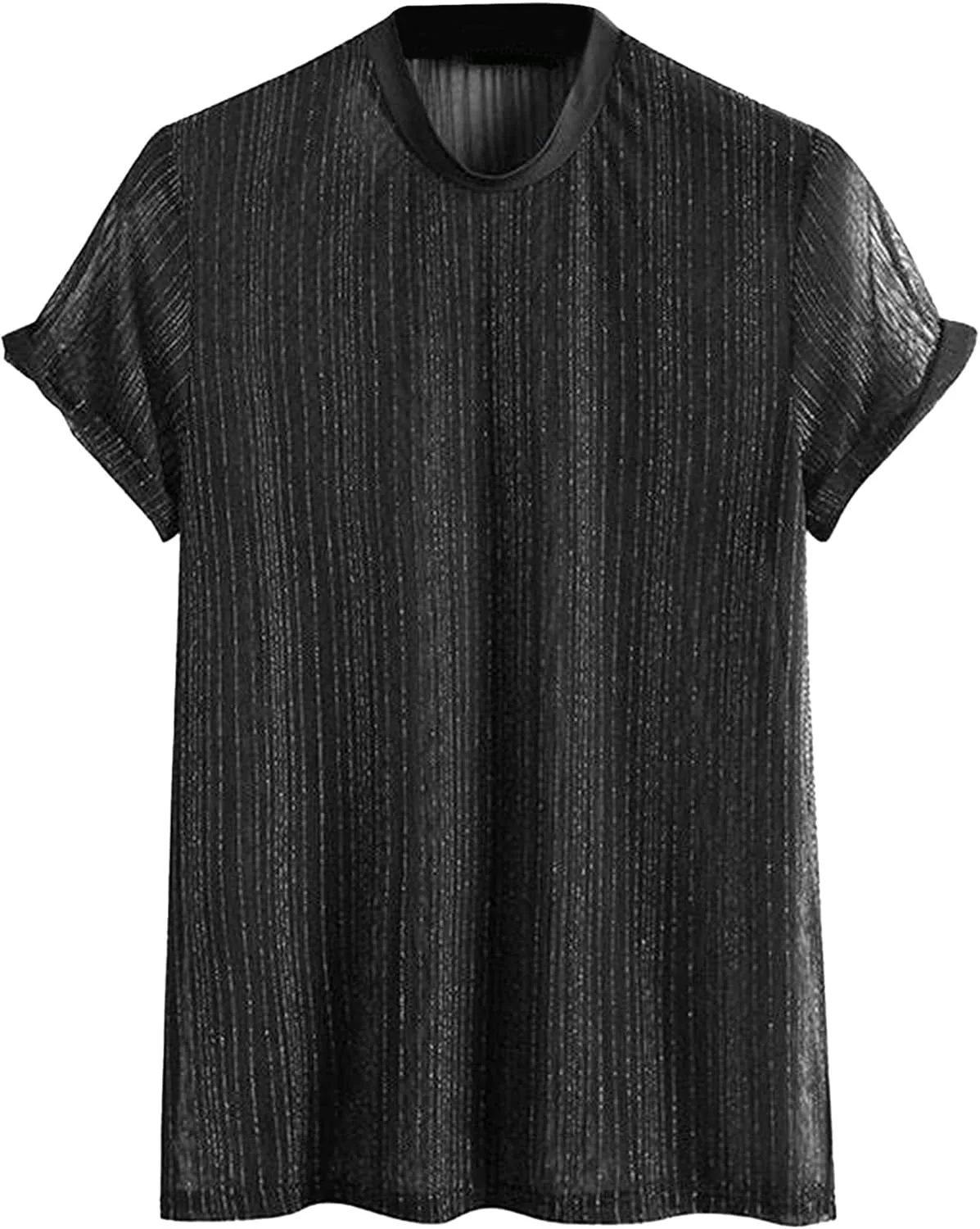 Мужская футболка Sheer Mesh с коротким рукавом и круглым вырезом Gsywaipei
Мужская футболка Sheer Mesh с коротким рукавом и круглым вырезом Gsywaipei