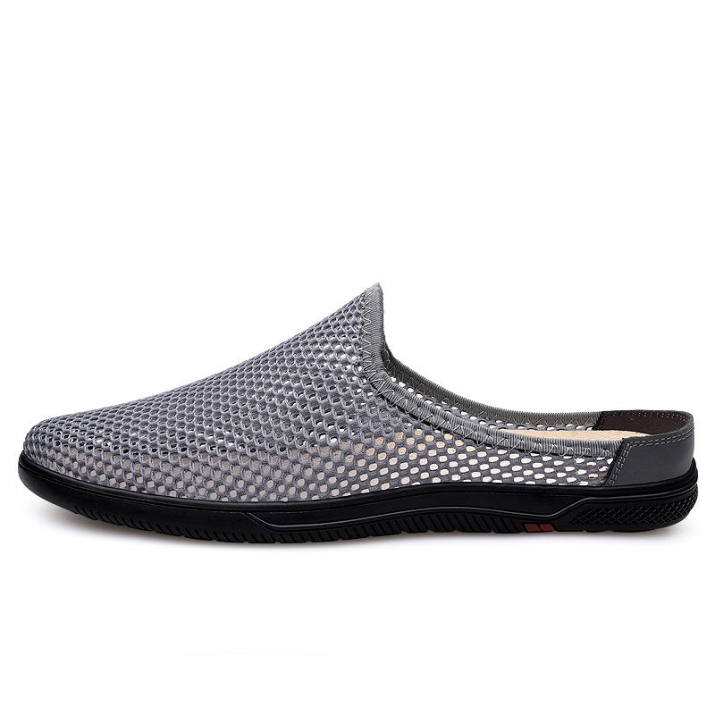 LAORENTOU Мужские противоскользящие тапочки с закрытым носком серые, цвет Gray
LAORENTOU Мужские противоскользящие тапочки с закрытым носком серые, цвет Gray