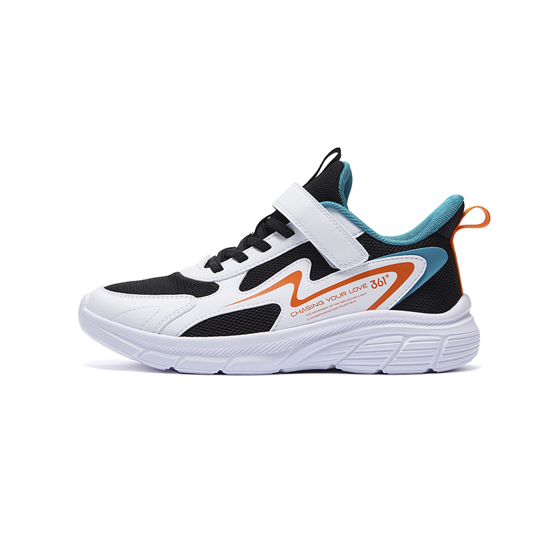 361°KIDS Детские кроссовки с противоскользящими амортизаторами и износостойкими свойствами, цвет черный/белый
361°KIDS Детские кроссовки с противоскользящими амортизаторами и износостойкими свойствами, цвет черный/белый