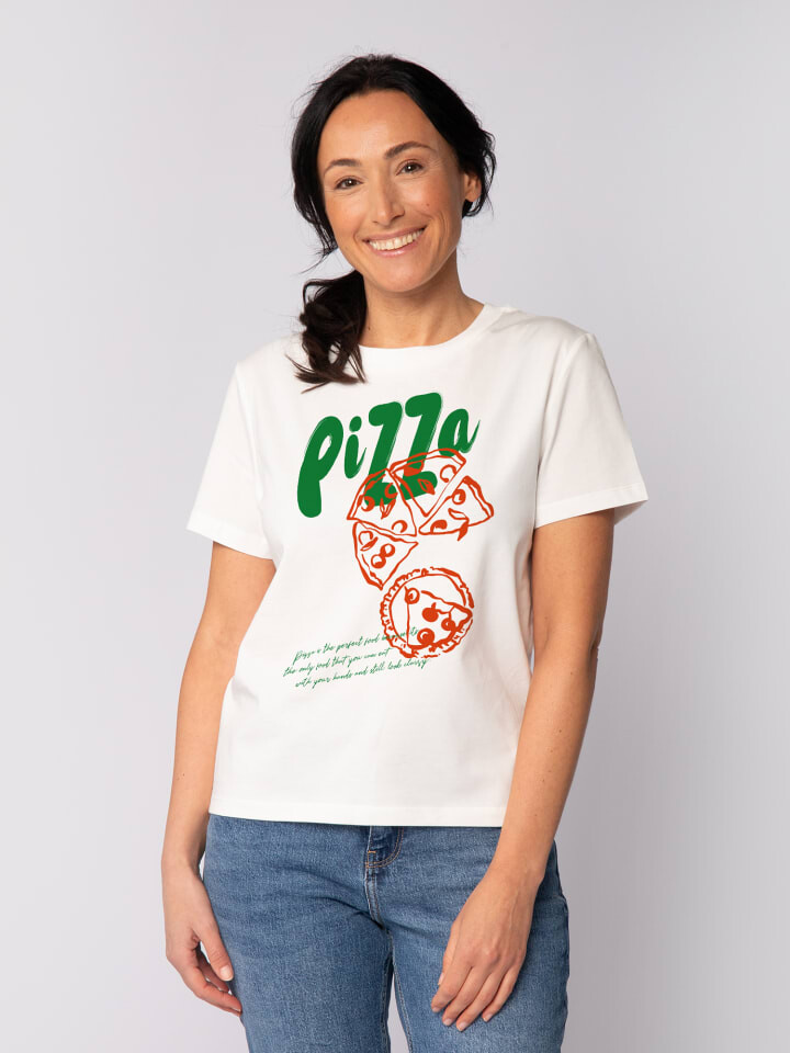 Футболка wat Apparel T-Shirt Pizza, белый 
Футболка wat Apparel T-Shirt Pizza, белый