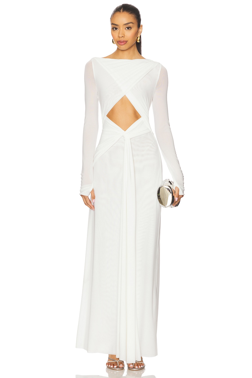 Шифоновое платье Misha, ivory
Шифоновое платье Misha, ivory