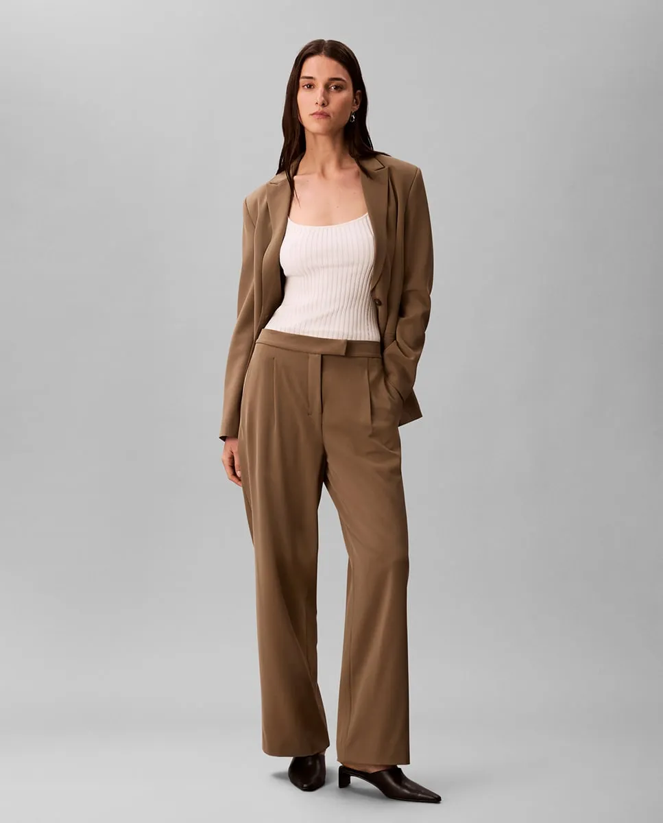 Женские классические брюки Calvin Klein, коричневый
Женские классические брюки Calvin Klein, коричневый