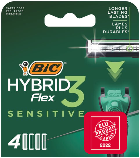Стержни для бритв, 4 шт. BiC Hybrid Flex 3 Sensitive 
Стержни для бритв, 4 шт. BiC Hybrid Flex 3 Sensitive