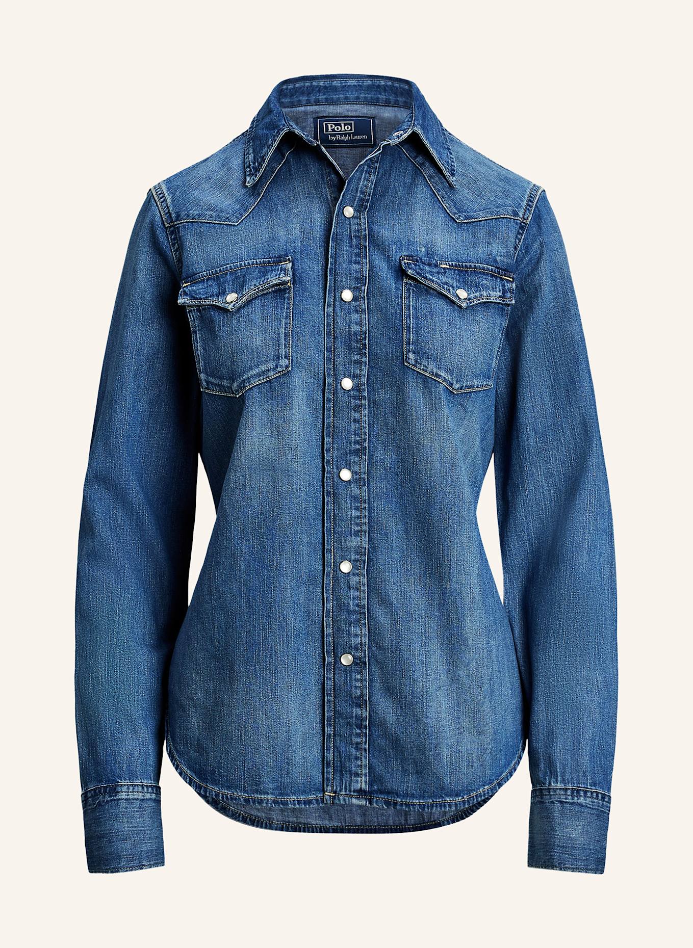 Джинсовая блузка Polo Ralph Lauren, синий
Джинсовая блузка Polo Ralph Lauren, синий