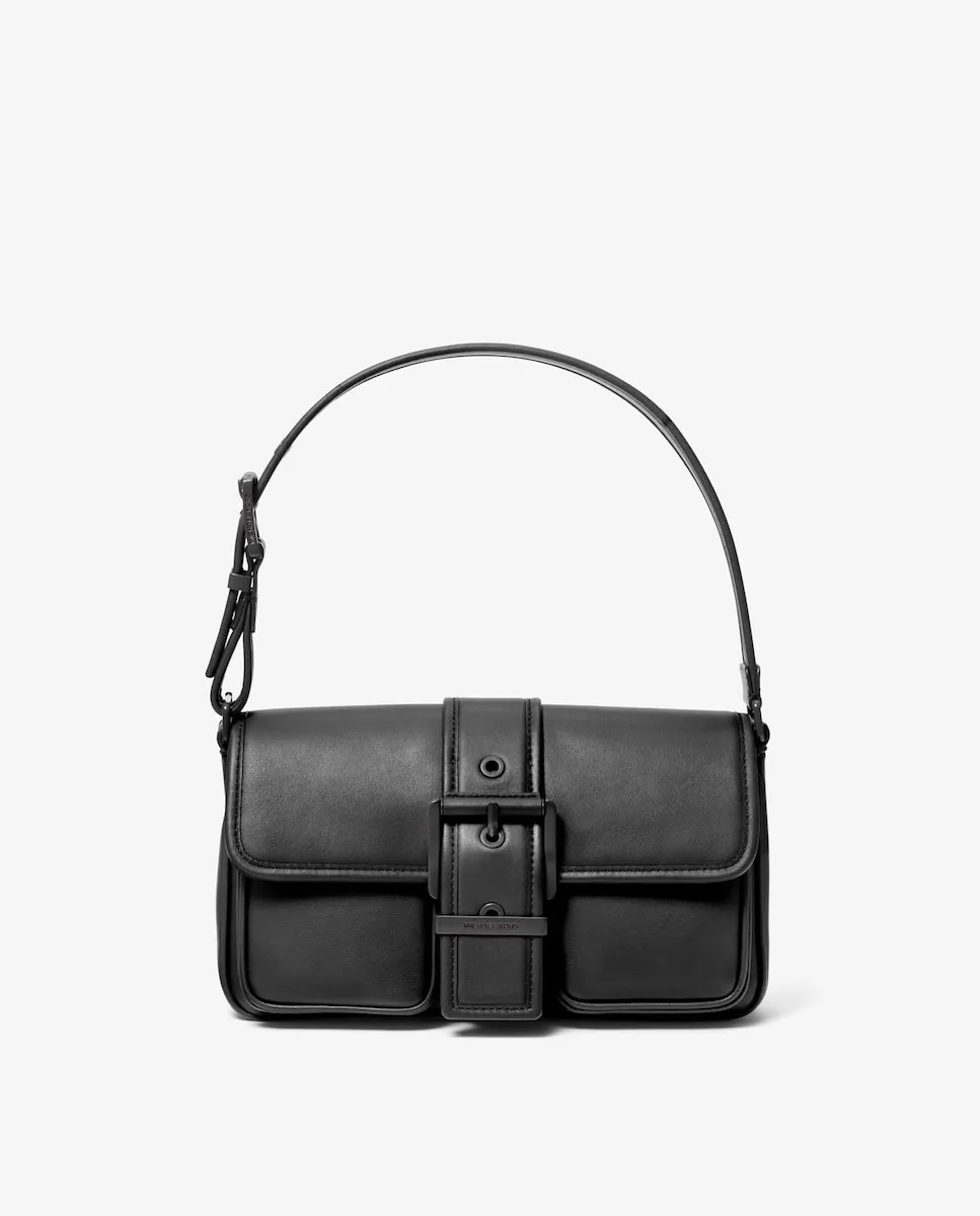 Мягкий кожаный плечевой мешок Colby Michael Michael Kors, черный
Мягкий кожаный плечевой мешок Colby Michael Michael Kors, черный