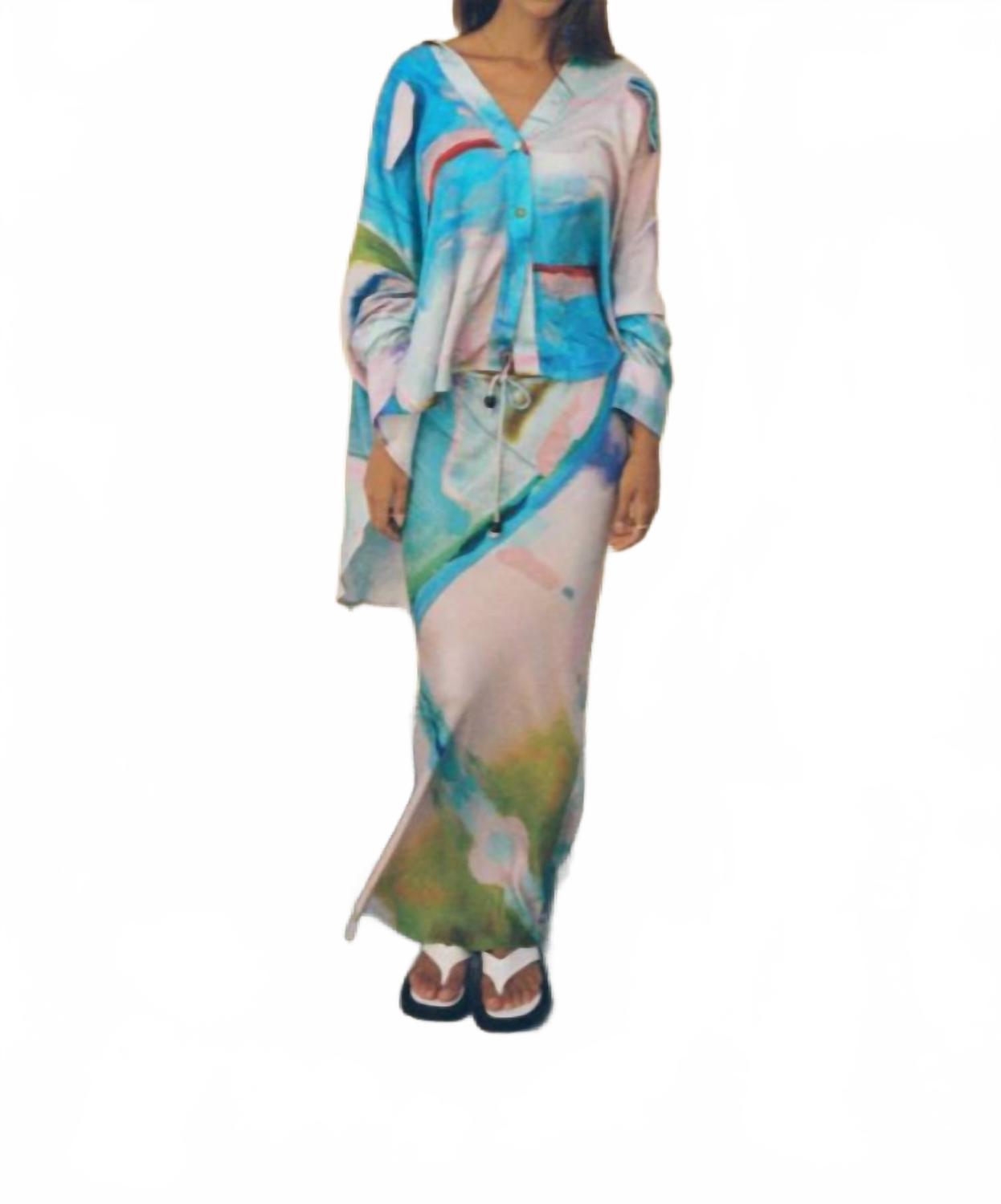 Женская блузка Sanctum Chalm в синем цвете Kinga Csilla
Женская блузка Sanctum Chalm в синем цвете Kinga Csilla