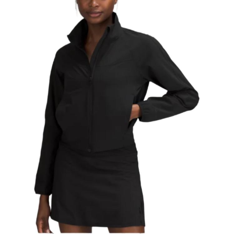 Lululemon Водоотталкивающая эластичная куртка женская, Black
Lululemon Водоотталкивающая эластичная куртка женская, Black