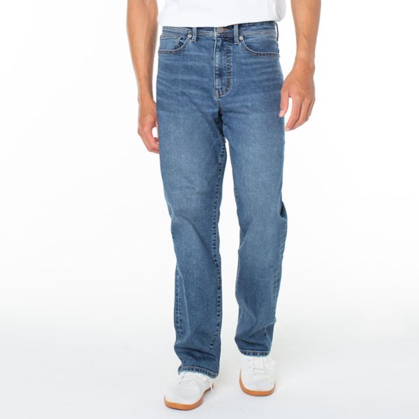 Мужские джинсы прямого кроя из эластичного денима с пятью карманами Truth + Triumph, цвет bench 
Мужские джинсы прямого кроя из эластичного денима с пятью карманами Truth + Triumph, цвет bench