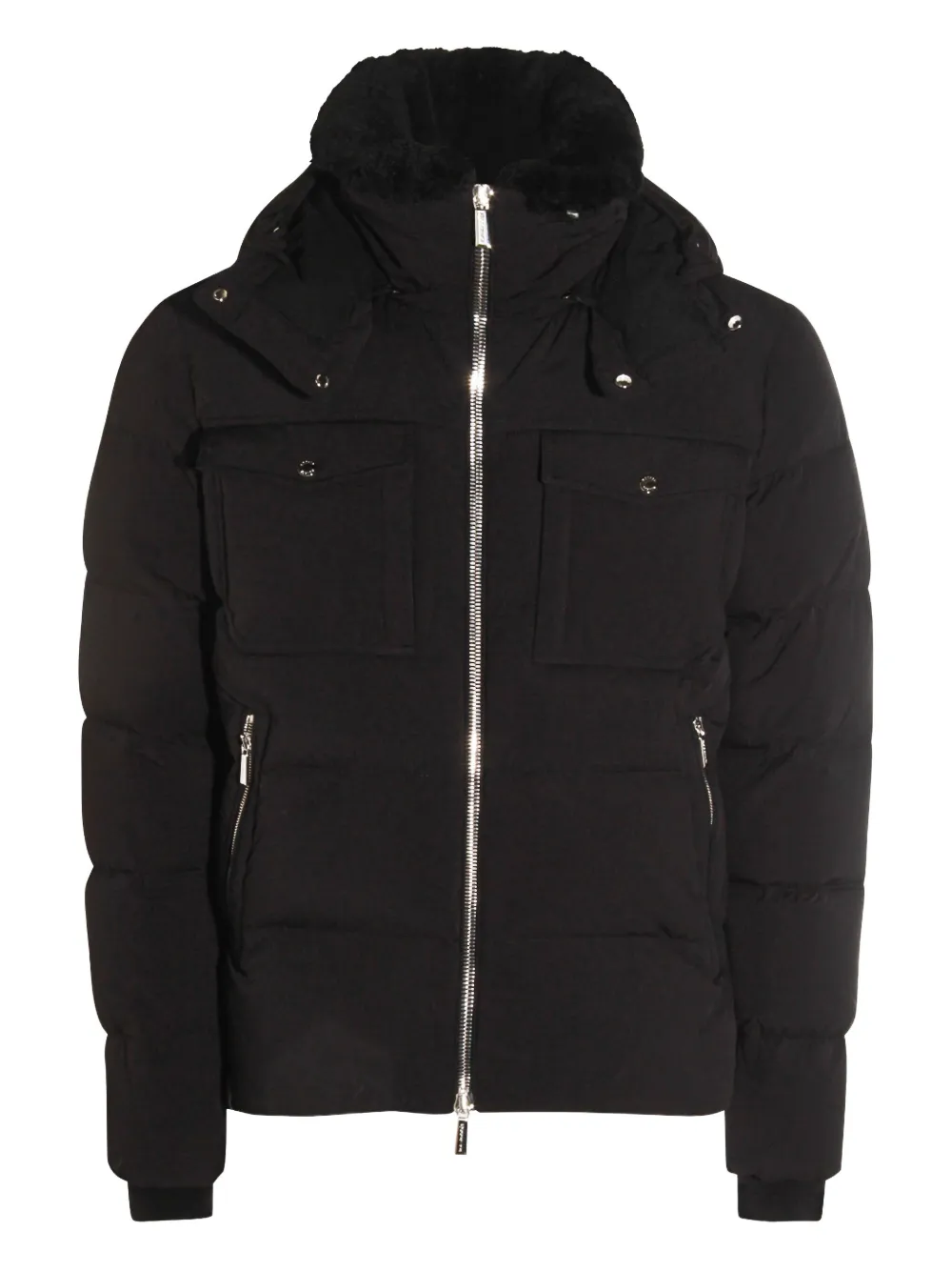 Стеганая куртка с капюшоном Moorer, черный
Стеганая куртка с капюшоном Moorer, черный