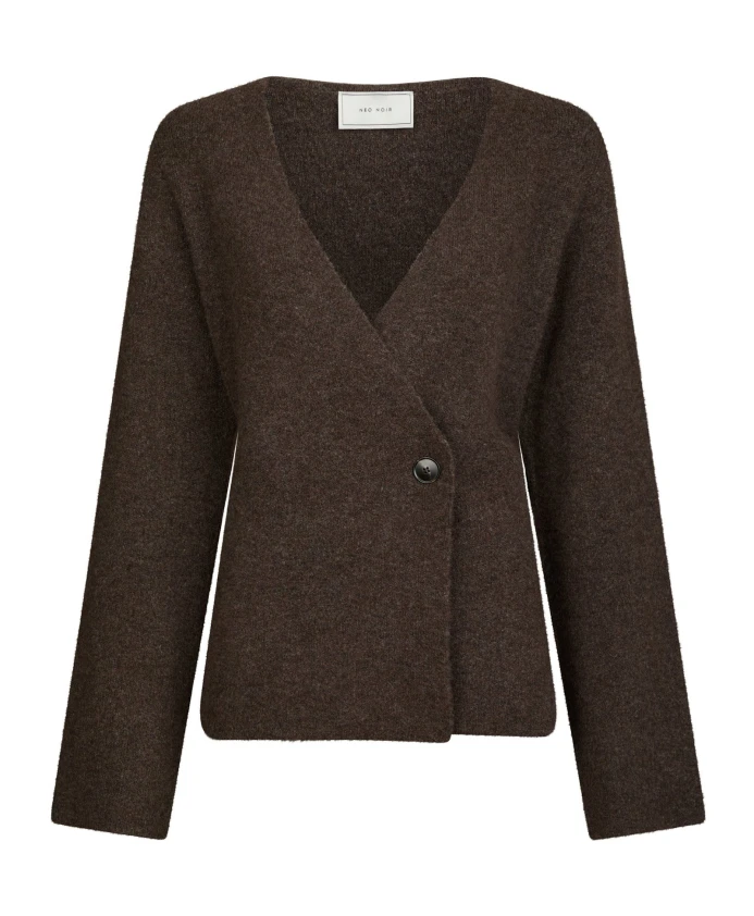 Элегантный кардиган с V-образным вырезом. Neo Noir, коричневый
Элегантный кардиган с V-образным вырезом. Neo Noir, коричневый